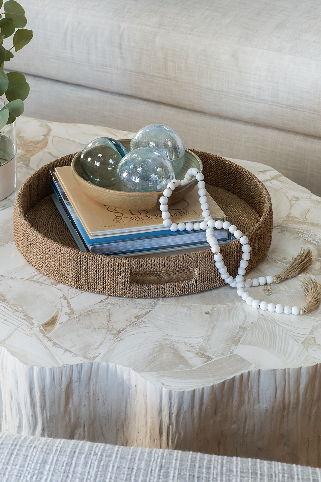 Crystal ball and books: Home design accessories